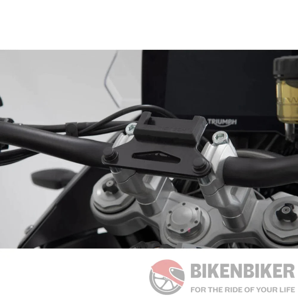 Triumph Tiger 800/1200 Ergonomics - Shock Absorbent Quick-Lock Gps Mount Sw-Motech