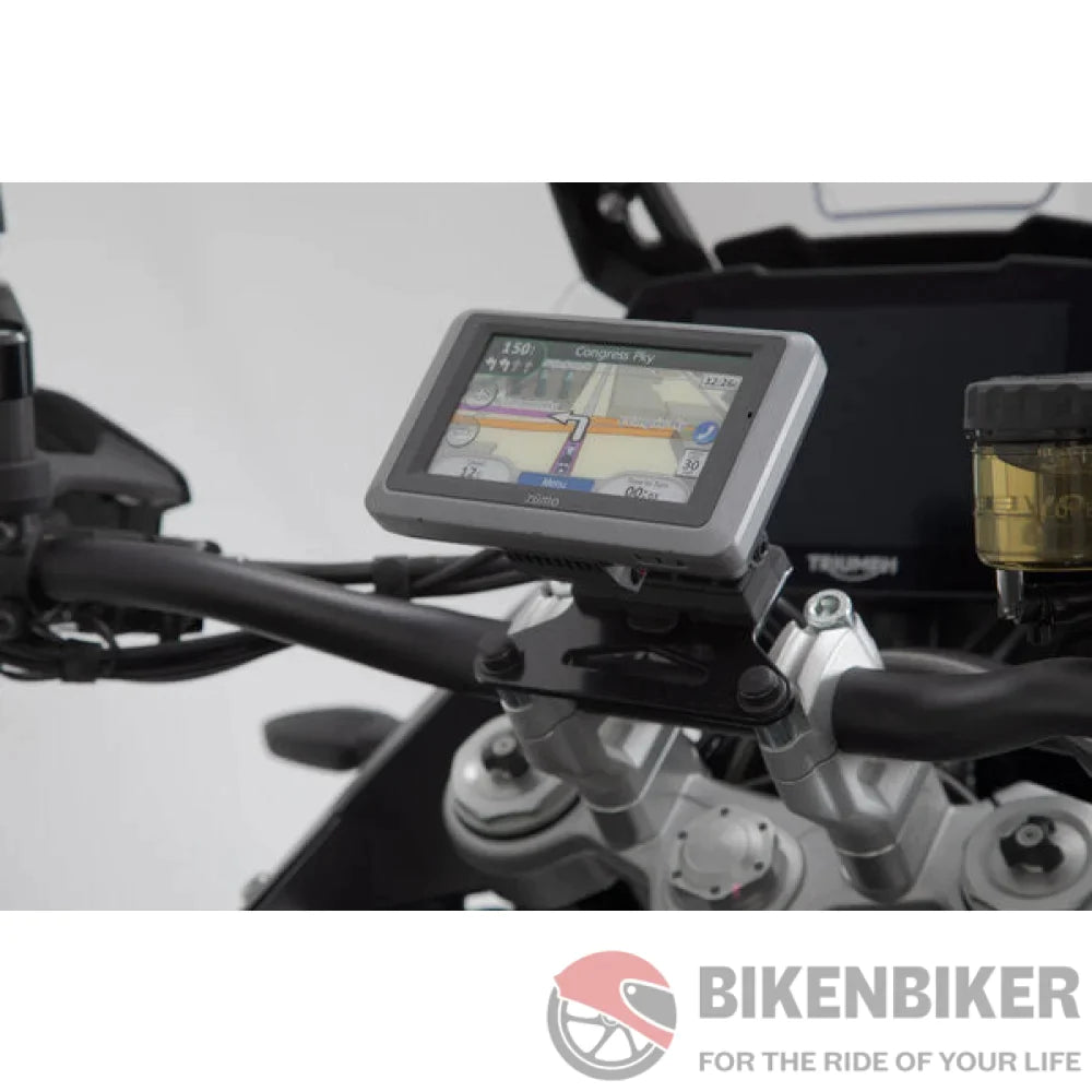 Triumph Tiger 800/1200 Ergonomics - Shock Absorbent Quick-Lock Gps Mount Sw-Motech