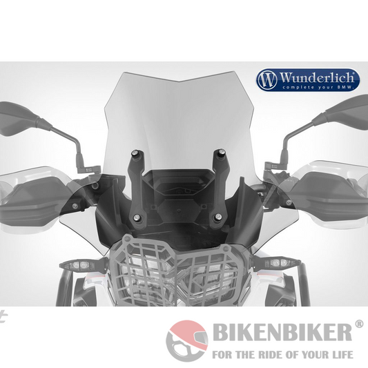 BMW F 850 GS Ergonomics - "EXTREME" Windscreen - Wunderlich