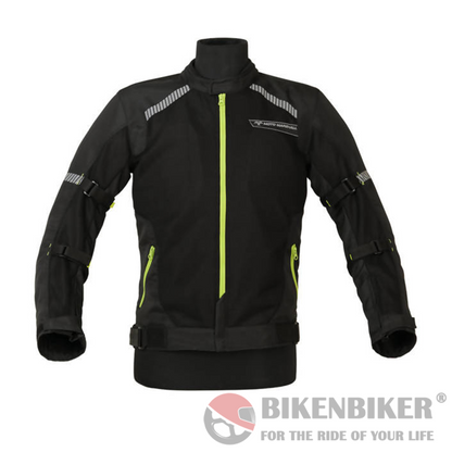 Moto Marshall Valor Air Black Neon Riding Jacket