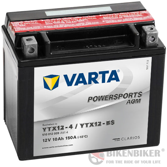 YTX12B-BS Battery - Varta